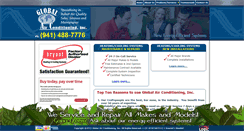 Desktop Screenshot of globalairconditioning.com